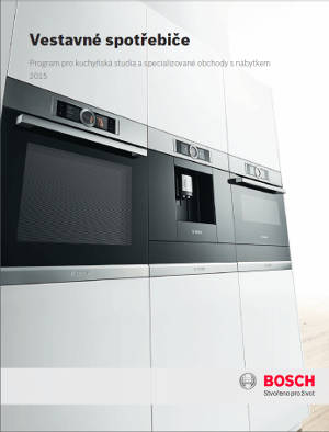 Katalog nových vestavných spotrebičů Bosch 2015
